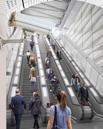 cámara de seguridad en lugar público